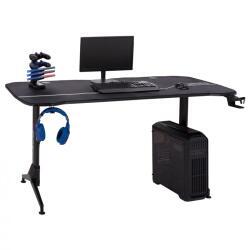 Pro Gaming Desk With Mouse Pad Surface With Height Adjuster Homepaketo